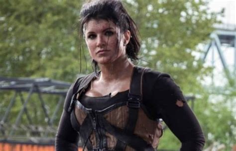 gina topless|Gina Carano Posts NSFW Photo On Instagram